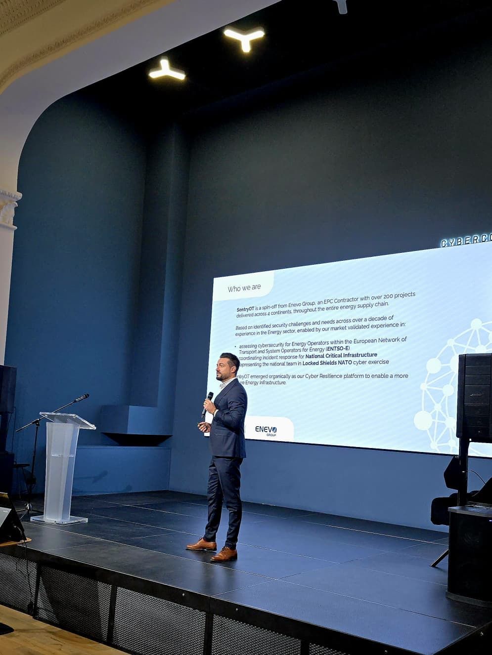SentryOT at Cybercor 1-year anniversary event